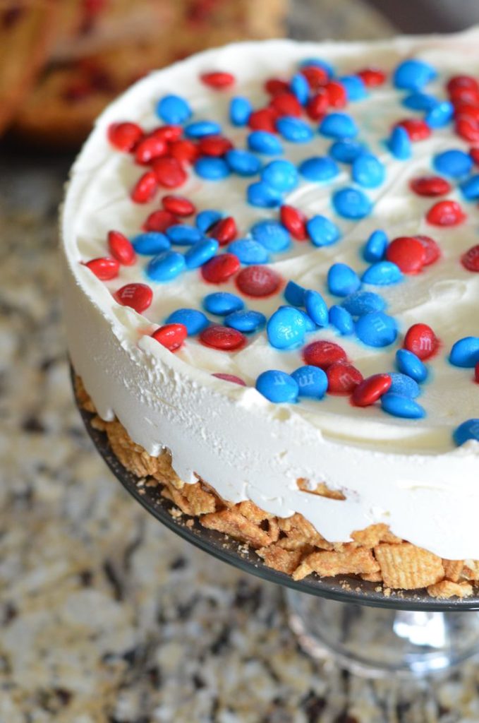 Captain America Ice Cream Cake - Mooshu Jenne