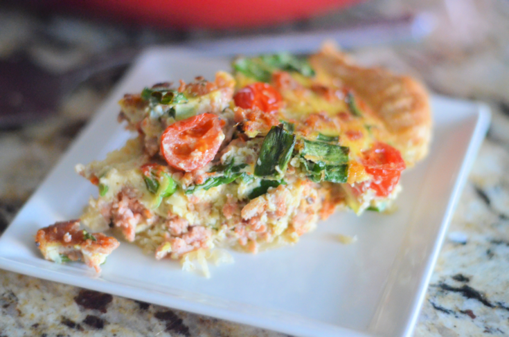 Italian Sausage Tart by Mooshu Jenne