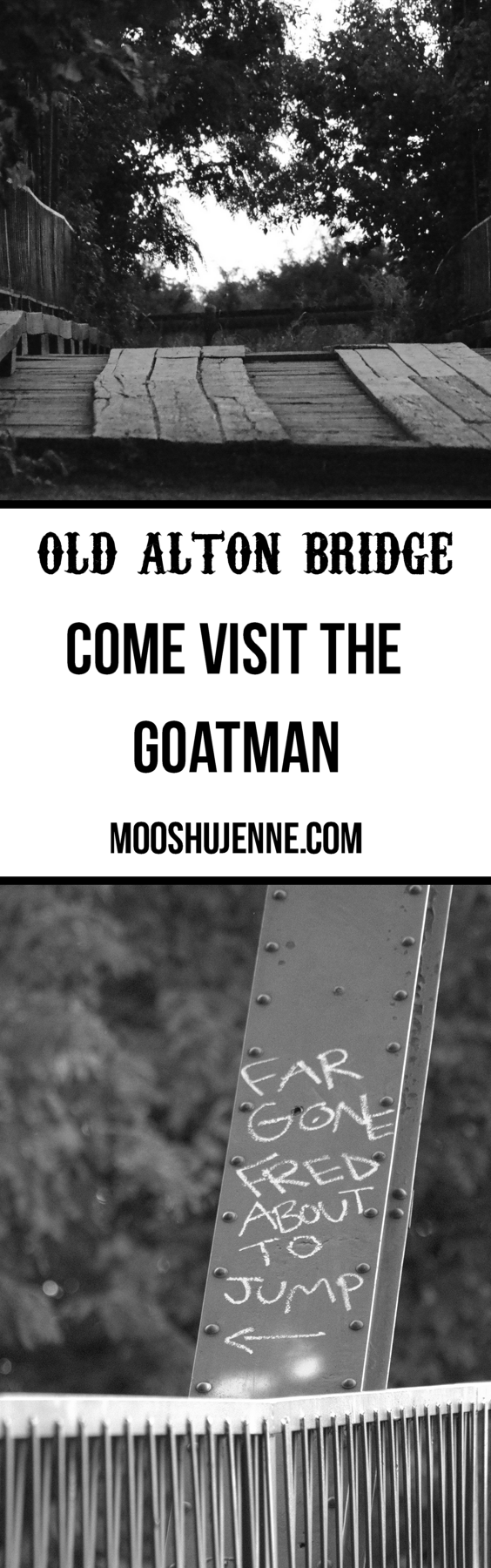 Goatman’s Bridge also known as Old Alton Bridge located in Denton, Texas is one of those places that when you come to town and ask about hauntings that the first place everyone will point you to. The bridge comes with personal stories, gossip, and myths. It’s just one of those places that has a story of it’s own.