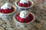 No Bake Mini Cherry Tarts