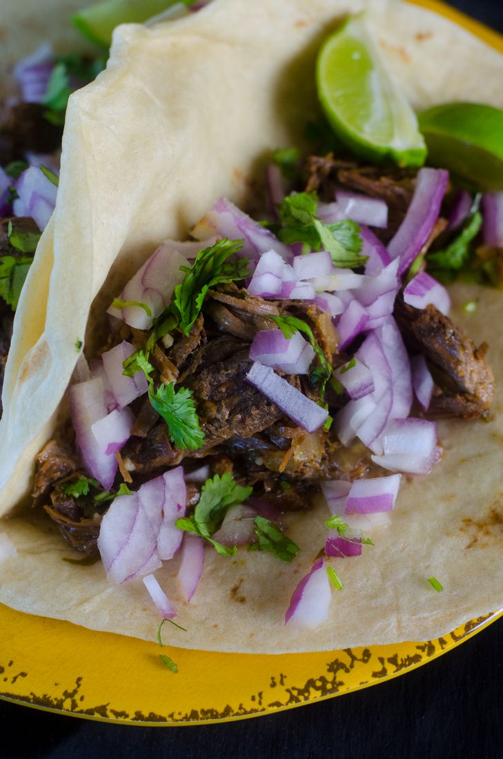 Instant Pot Barbacoa Beef Tacos