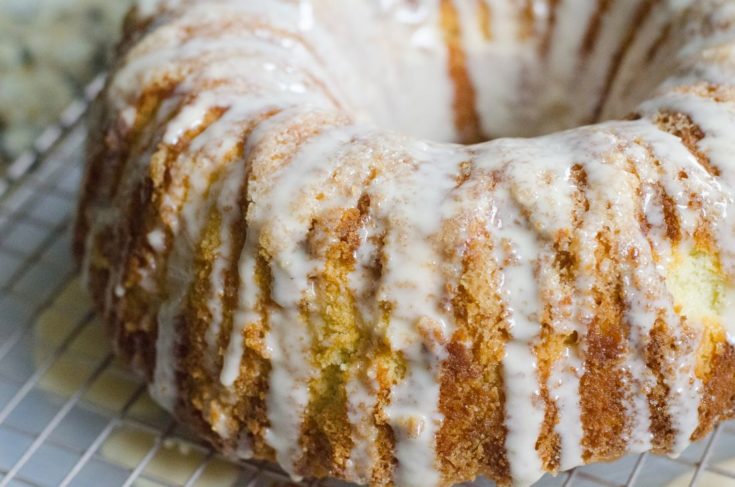 Irish Cream Iced Rum Bundt Cake - Mooshu Jenne