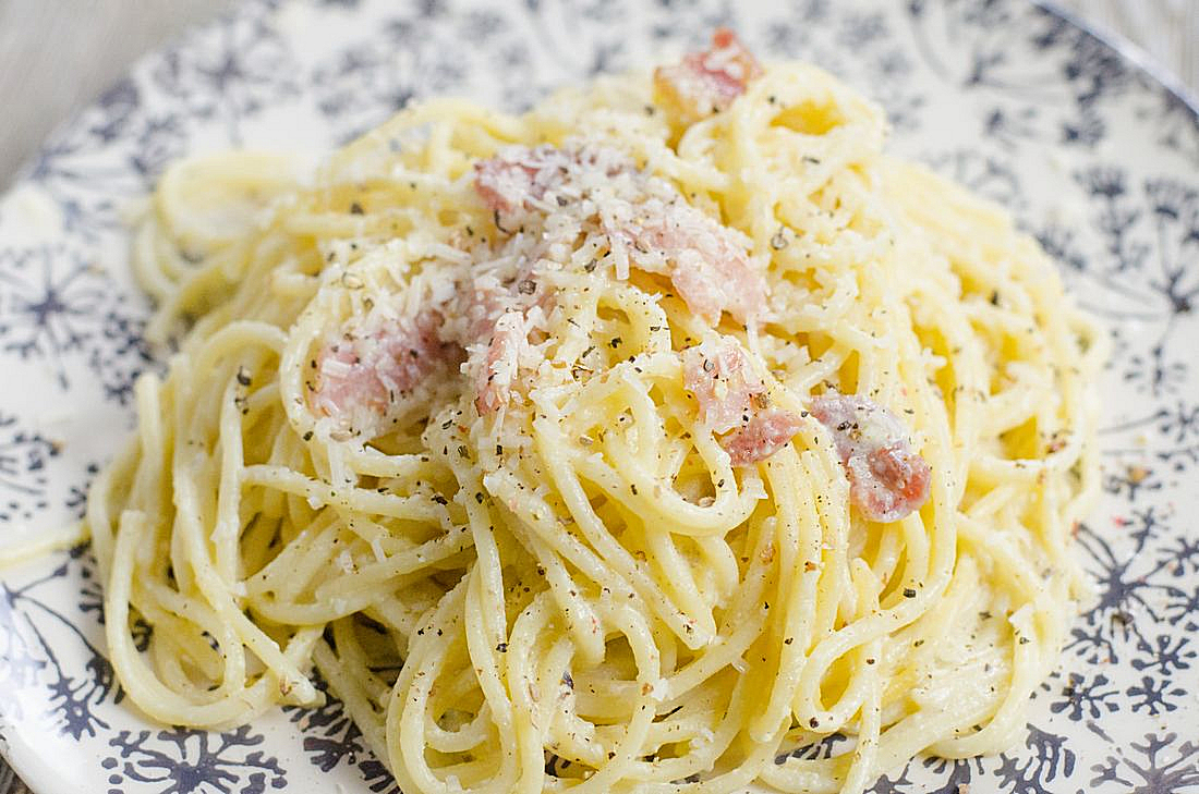 Spaghetti Carbonara - Mooshu Jenne