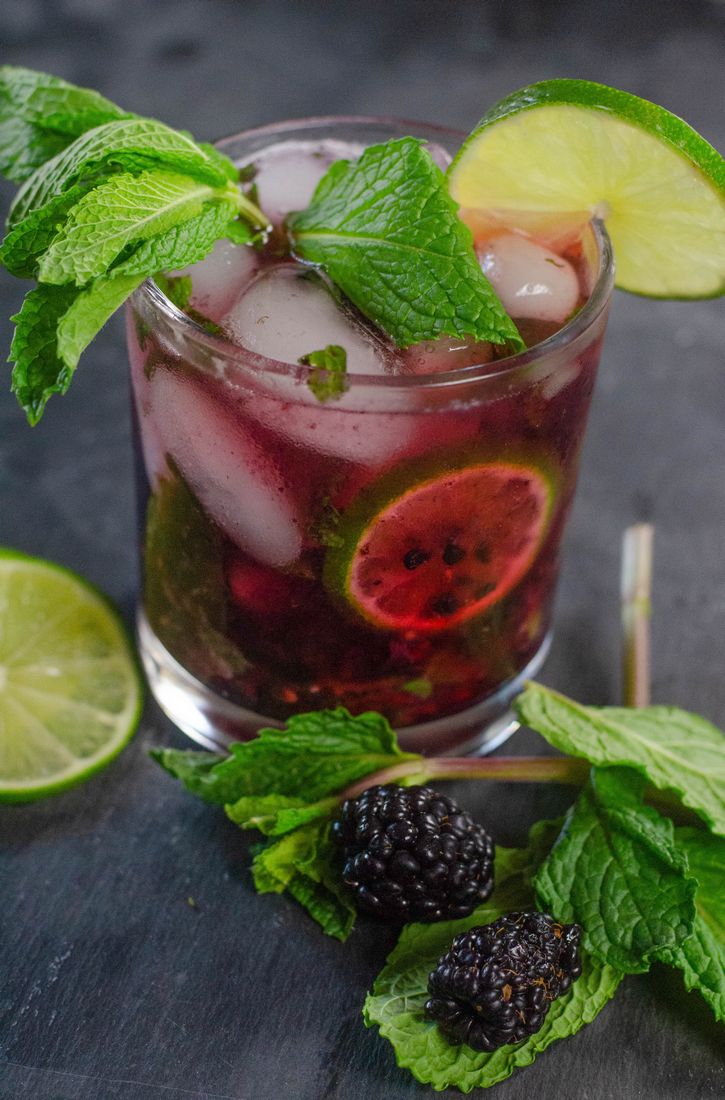 Blackberry Lime Mojito - Mooshu Jenne