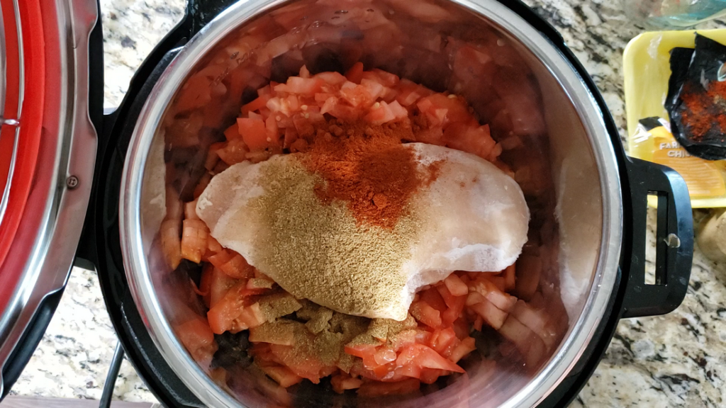 Instant Pot Chicken Tortilla Soup Process 3