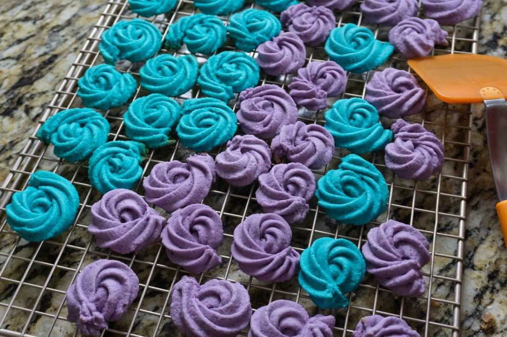 Frozen Inspired Rose Cookies
