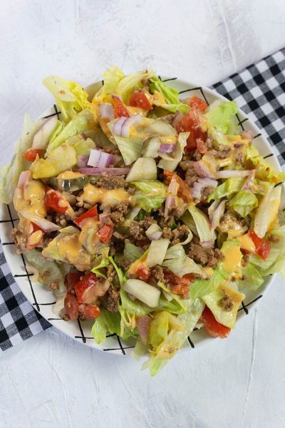 Big Mac Salad - Mooshu Jenne