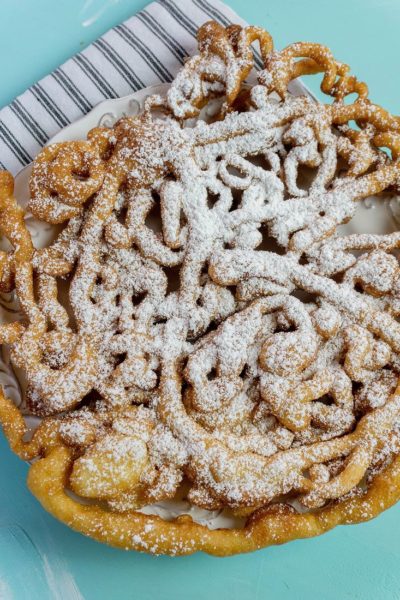 Easy Funnel Cake - Mooshu Jenne