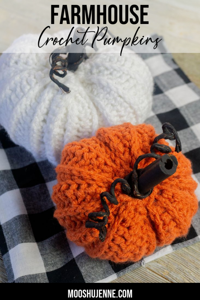 Farmhouse Crochet Pumpkins