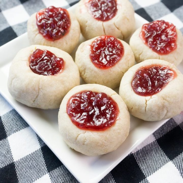 Lingonberry Thumbprint Cookies