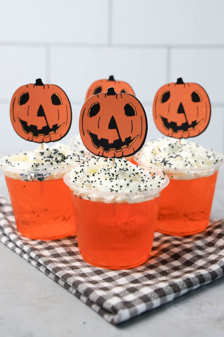 Halloween Movie Pumpkin Jello Shots Mooshu Jenne